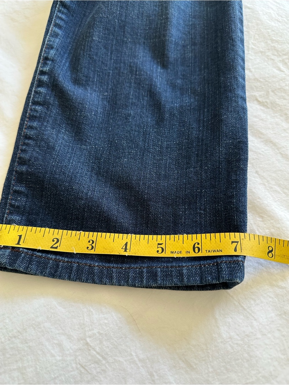 Eileen Fisher Dark Indigo Straight-Leg Jeans, size 12 - Picture 11 of 13